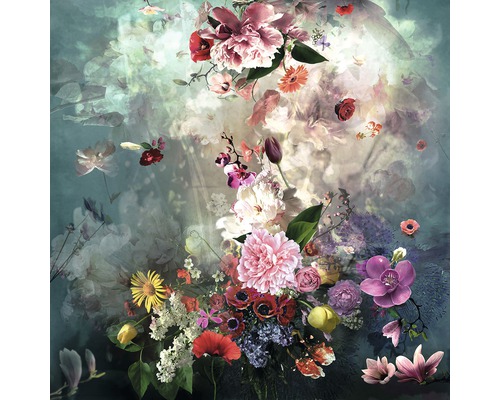 Tableau sur toile Baroque Flowermix l 40x40 cm