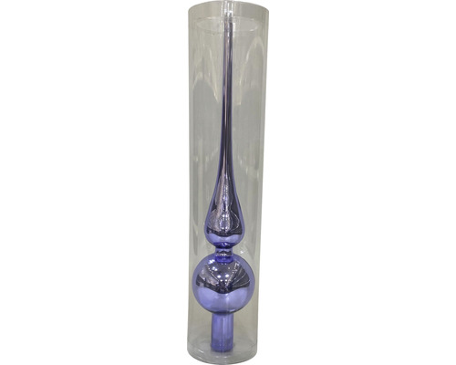 Cimier de sapin en verre Lafiora violet brillant Cimier de sapin en verre Lafiora violet brillant