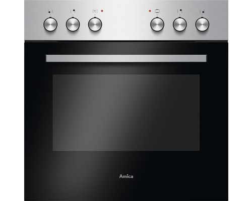 Cuisinière Amica EHC 209 011 EE volume utile 65 l dimensions lxhxp 56 cm x 60 cm x 56 cm Four Amica avec boutons de commande