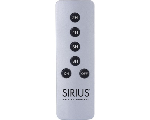 Fernbedienung Sirius Aluminium inkl. Batterie