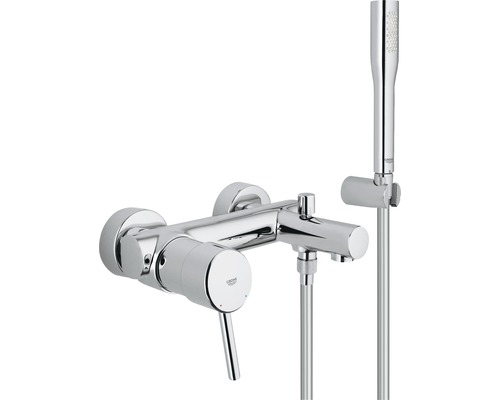 Mitigeur de baignoire GROHE Concetto chrome brillant 32212001 Mitigeur de baignoire GROHE Concetto chrome brillant 32212001