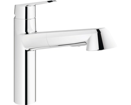 Robinet de cuisine avec douchette GROHE Eurodisc Cosmopolitan chrome 32257002