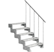 Metalltreppe mit Geländer für den Aussenbereich