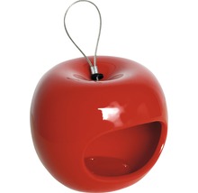 Mangeoire pour oiseaux en forme de pomme avec suspension