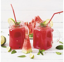 Glasbild Watermelon Smoothie I 50x50 cm GLA2117
