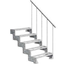 Metalltreppe mit Handlauf