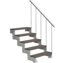 Treppe mit Geländer und Stufen