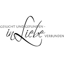 Gesucht und gefunden - in Liebe verbunden