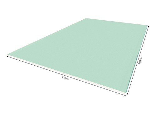 Plaque de plâtre, 125 cm x 200 cm