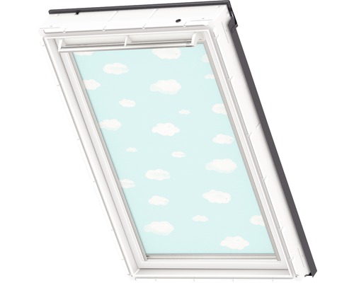 Fenêtre de toit avec motif de nuages