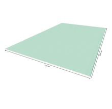 Plaque de plâtre verte 125 sur 200 centimètres