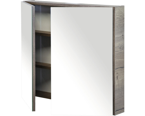 Armoire de toilette avec étagères ouvertes