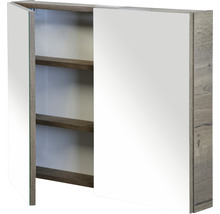 Armoire de toilette Sanox 70 x 13 x 65 cm tabacco 2 portes