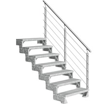 Metalltreppe mit Geländer