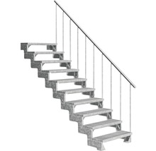 Metalltreppe mit Geländer