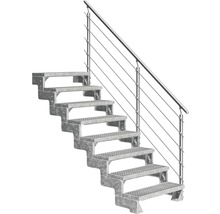 Metalltreppe mit Geländer