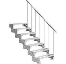 Metalltreppe mit Geländer für den Aussenbereich