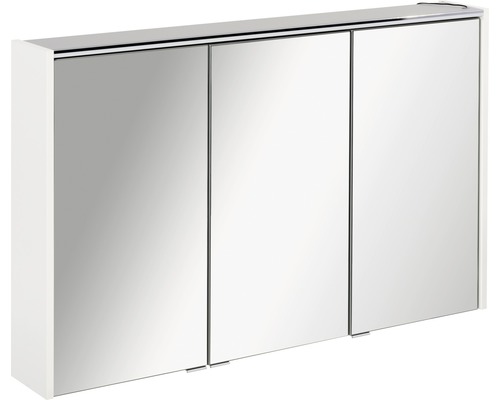 Spiegelschrank FACKELMANN Denver 110 x 16 x 68,5 cm weiß 3-türig LED IP 20