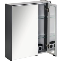 Armoire de toilette FACKELMANN Denver 60 x 16 x 68,5 cm anthracite 2 portes led IP 20