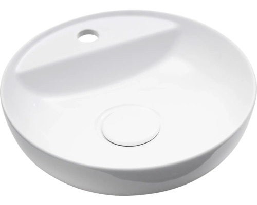 Vasque à poser FACKELMANN Hype3.0 ronde 42cm en céramique blanc Vasque à poser FACKELMANN Hype3.0 ronde 42cm en céramique blanc