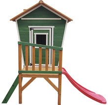 Cabane de jeu en bois avec toboggan pour le jardin