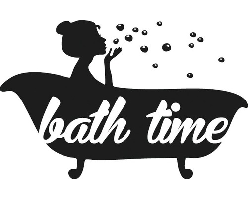 Tampon « bath time », 4x6cm