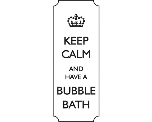 Tampon « Keep calm and have a bubble »