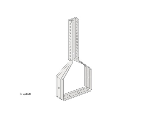UA-Profil Halterung aus Metall