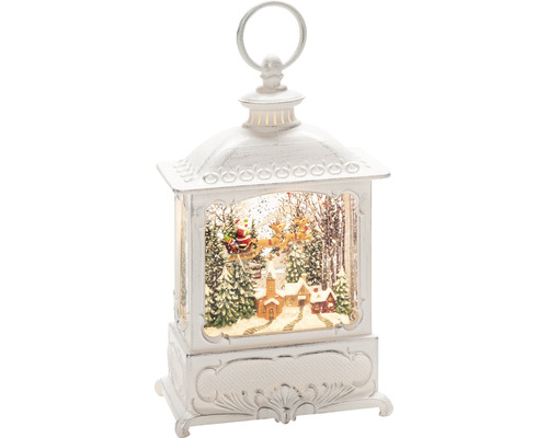 Lanterne décorative avec motif de Noël à l''intérieur