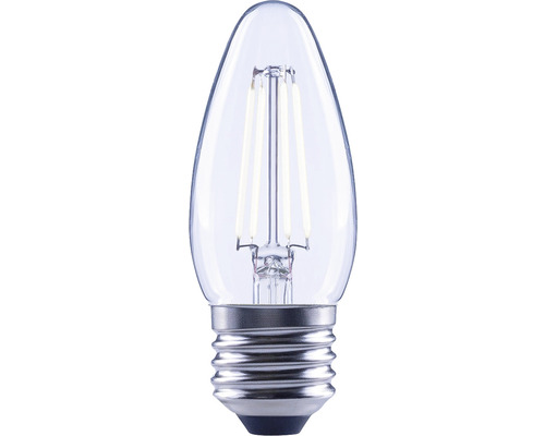 FLAIR LED Kerzenlampe dimmbar C35 E27/4W(40W) 470 lm 4000 K neutralweiß klar