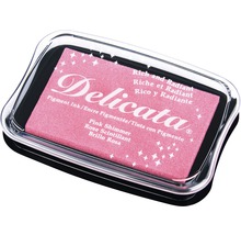 Delicata Metallic Stempelkissen, rosa