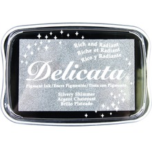 Delicata Metallic Stempelkissen, silber