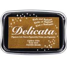 Delicata Metallic Stempelkissen, gold