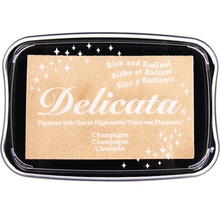 Delicata Metallic Stempelkissen, hellgold