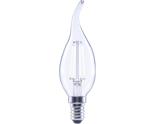 FLAIR LED Kerzenlampe dimmbar CL35 E14/4W(40W) 470 lm 4000 K neutralweiß klar Windstoß Kerzenlampe