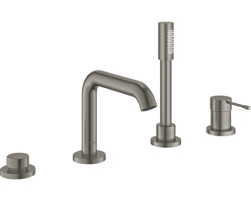 GROHE Wannenrandarmatur ESSENCE hard graphite gebürstet 19578AL1