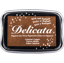 Delicata Metallic Stempelkissen, orange