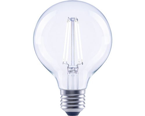 Ampoule sphérique LED FLAIR à intensité lumineuse variable G80 E27/7W(60W) 806 lm 4000 K blanc neutre transparent