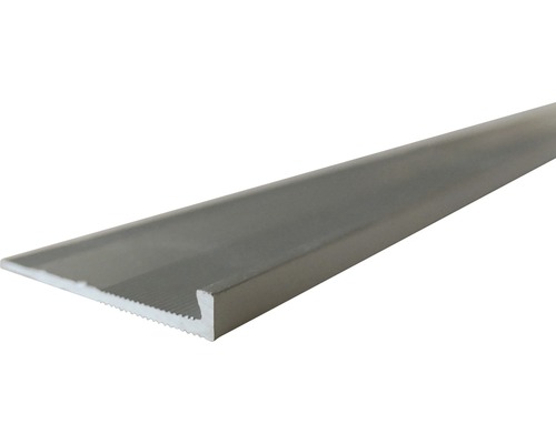 Barre profilée de finition Slate-Lite F-Line argent 2,5 m