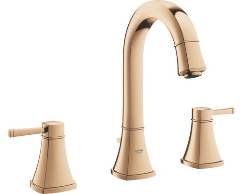 GROHE 3-Loch Waschtischarmatur GRANDERA warm sunset 20389DA0