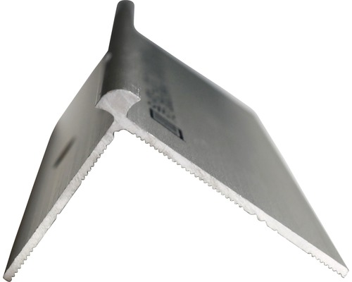 Profilé de finition en aluminium avec bord dentelé