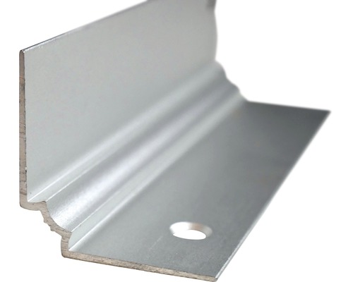 Aluminium Eckprofil mit Bohrung