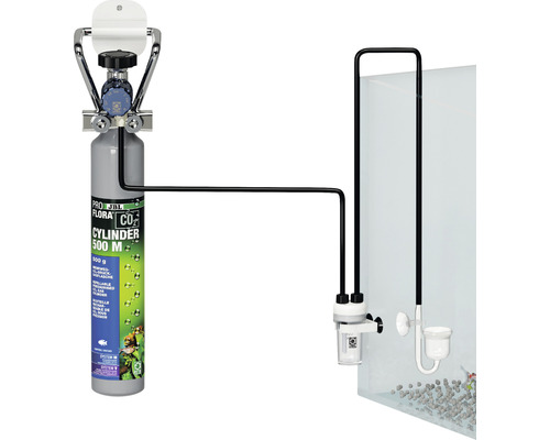 JBL ProFlora CO2-Düngesystem mit CO2-Flasche und Zubehör für Aquarien