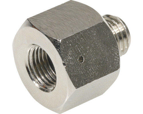 Adaptateur métallique avec filetage mâle et femelle