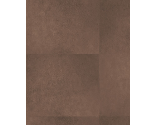Papier peint 113241 aspect cuir cognac