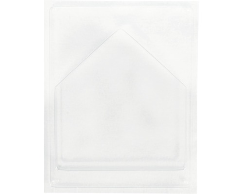 Transparente Schutzfolie in Hausform