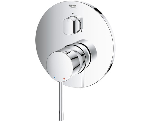 Robinet Grohe avec plaque de recouvrement ronde et levier