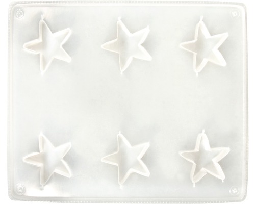 Form für sechs Sterne zum Gießen