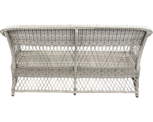 Canapé de jardin en rotin pour deux personnes