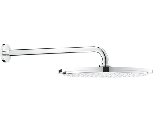 Ensemble pommeau de douche GROHE Rainshower Cosmopolitan 310 26056000 Ø 31 cm avec bras de douchette 38 cm chromé